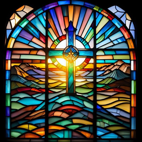 stained glass window