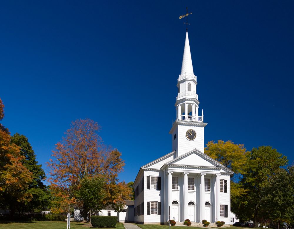 Church with steeple